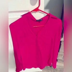 Fuchsia Express blouse